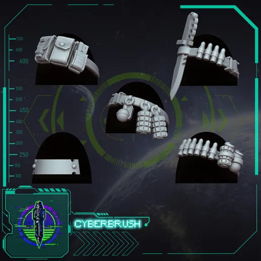 Shoulder straps set 3