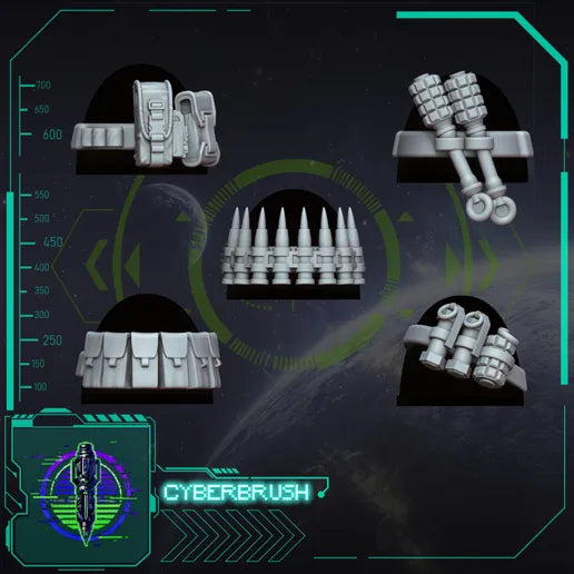 Shoulder straps set 1